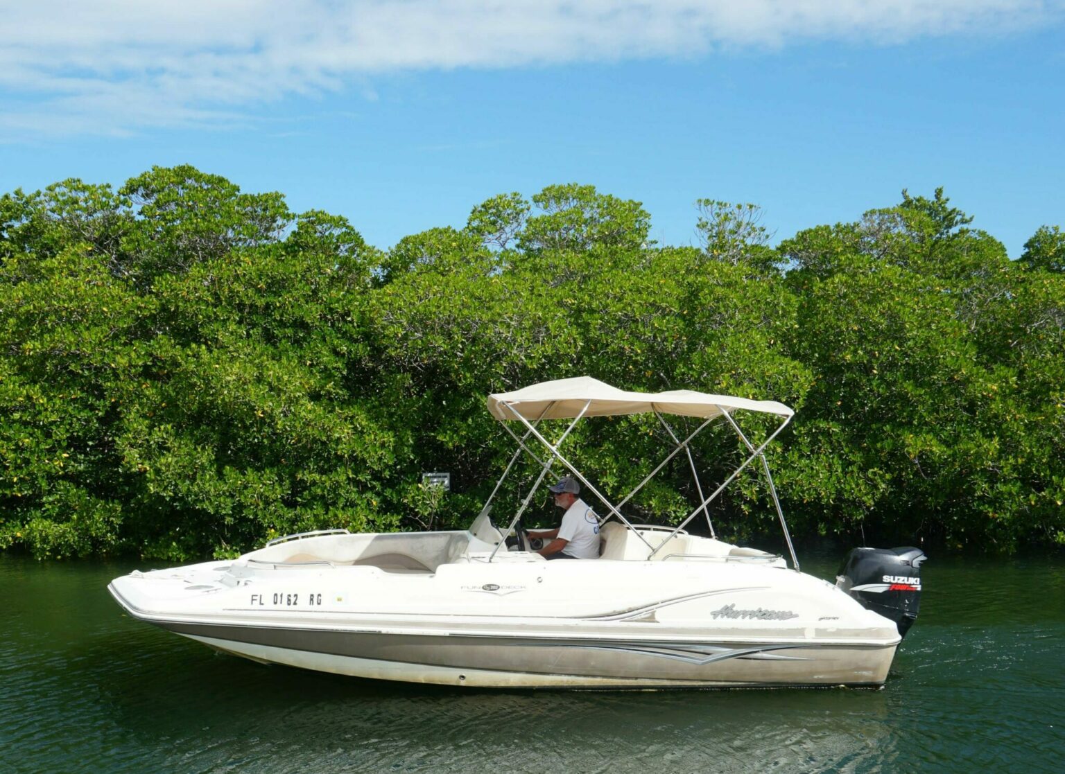 21 ft Deck Boat Rental Key West Boat Rentals